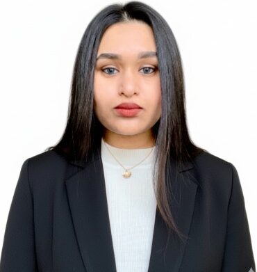 Priyanka, founder of The UGC Map, in a black blazer